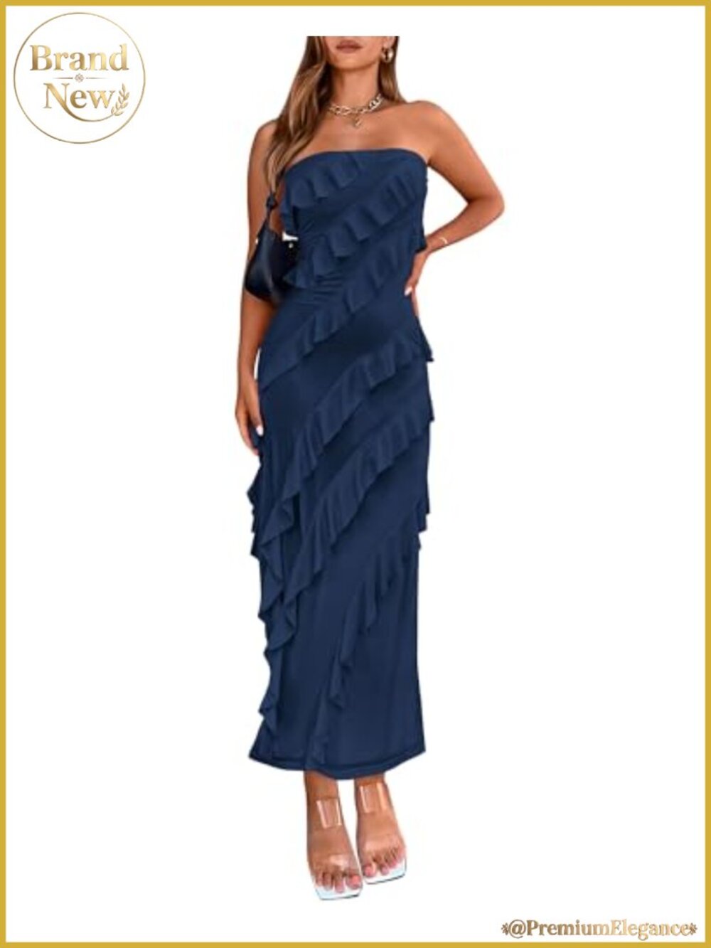 Women's Bodycon Maxi Dress Sleeveless Mesh Wedding Guest Semi Formal